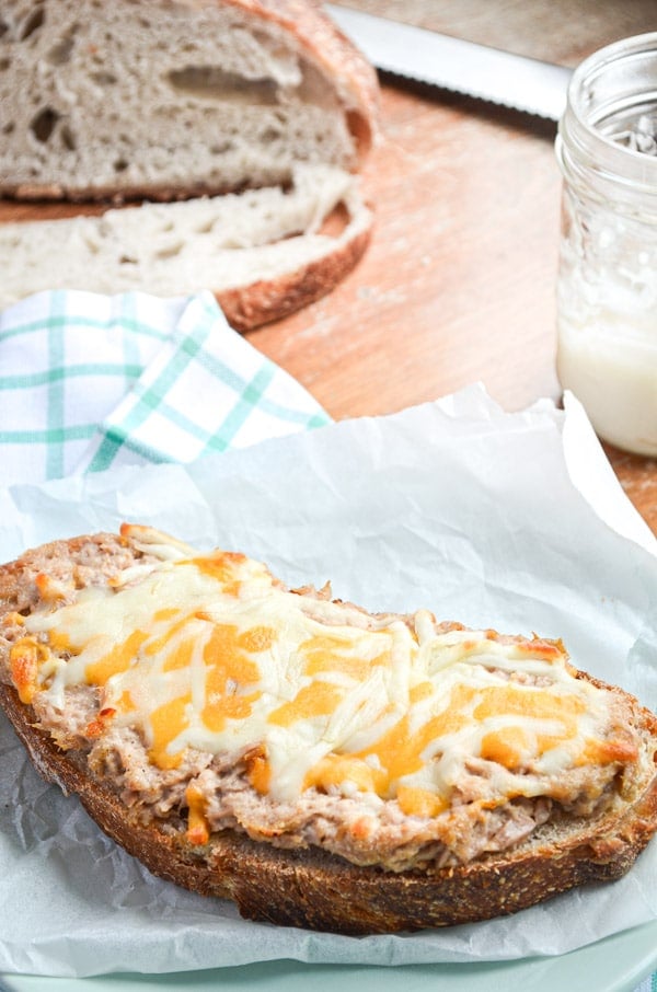 It doesn't get much more frugal than Tuna Melts! With the right seasonings and a thick slice of crusty sourdough bread, you're ready to serve dinner in less than 20 Minutes!