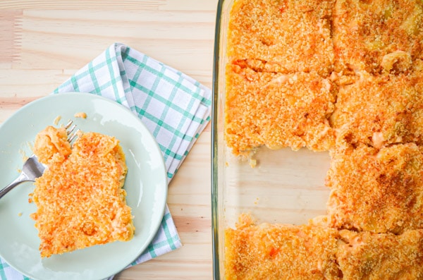If you have a saucy, cheesy craving try these Baked Shells and Cheese with a crispy panko topping. You won't regret it!