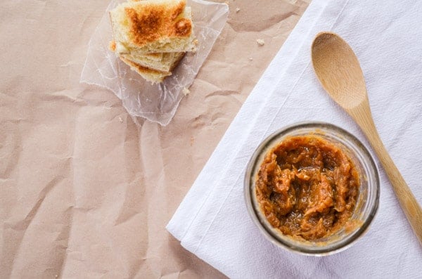 This Caramelized Onion Spread lends an incredible flavor to a variety of uses and can be made ahead of time! 1 tbsp. has just 2 net carbs, which means it is low carb friendly! A little goes a long way! THM S and Low Carb. 