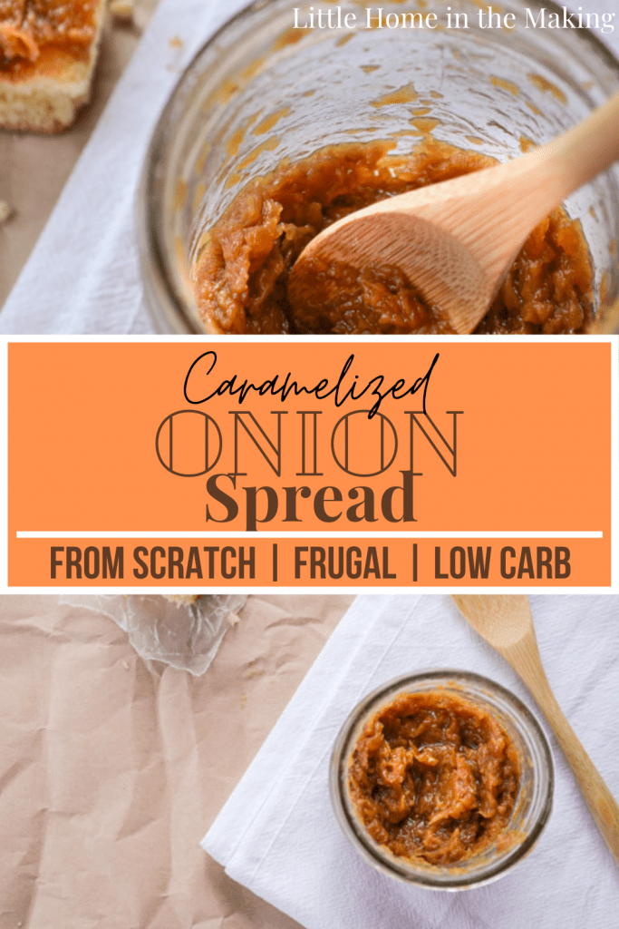 This Caramelized Onion Spread lends an incredible flavor to a variety of uses and can be made ahead of time! A little goes a long way. Low Carb.