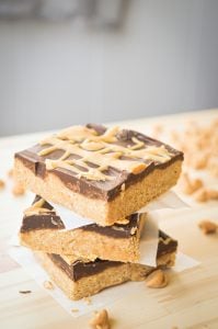 PB addicts will absolutely love these Peanut Butter Swirl Bars! They are No Bake, which makes them the perfect summer dessert!