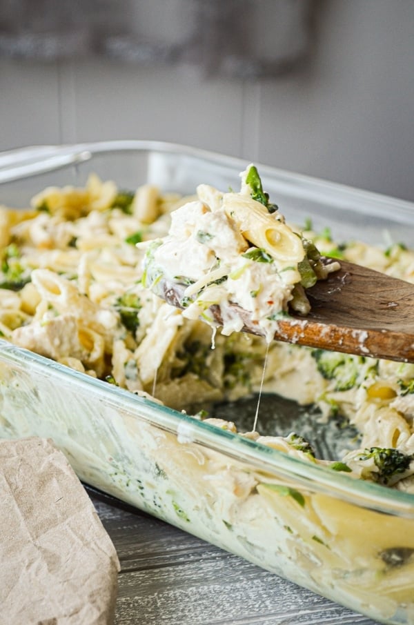 Bring a dinner to the table that pleases the whole family! Chicken Broccoli Alfredo Casserole is sure to please even picky palates (as long as they don't notice the broccoli)!
