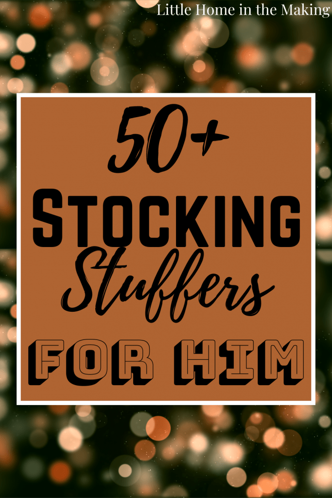 Looking for some fun ideas for Christmas this year? Check out this list of 50+ Stocking Stuffer Ideas for Him!