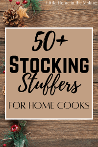 Do you have a special someone in your life who can't stay out of the kitchen? Check out this list of 50+ Stocking Stuffer Ideas for People Who Love to Cook!
