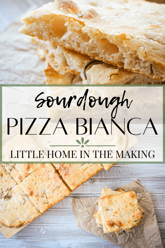 Fun, bubbly, and crisp, Pizza Bianca can serve as a side dish, bread option, or even main course. It all depends on how you choose to top it! This recipe is made with sourdough and is fully fermented overnight for a complex flavor and better digestibility, 